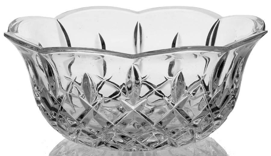 King Edward 6" Round Bowl by Gorham Crystal-1