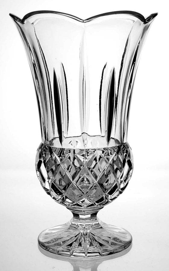 King Edward 10" Flower Vase by Gorham Crystal-1