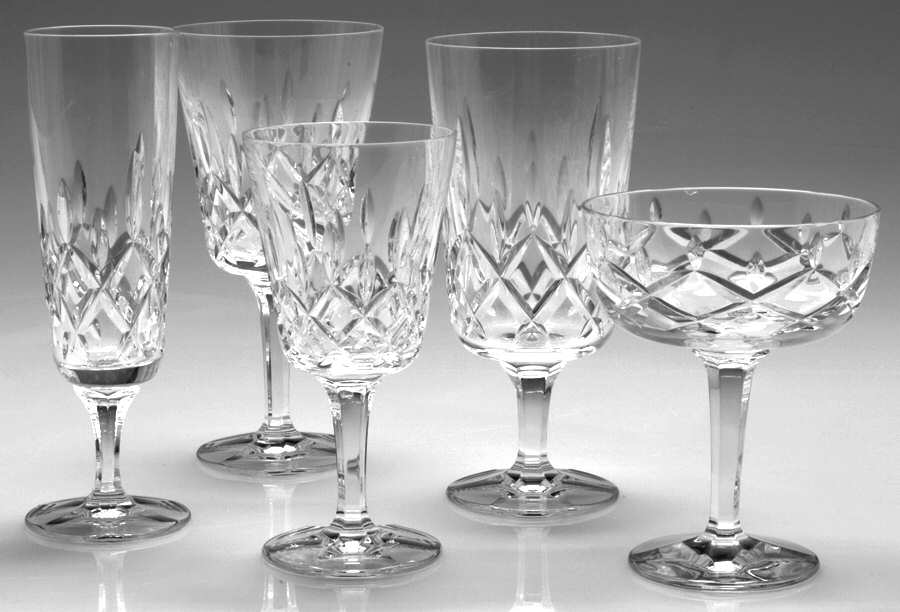 King Edward 5 Piece Place Setting by Gorham Crystal-1