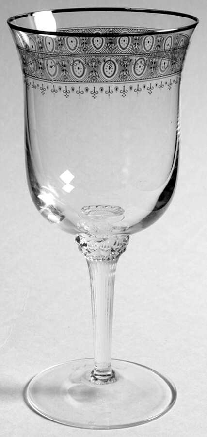 Kingsbury Water Goblet by Gorham Crystal-1