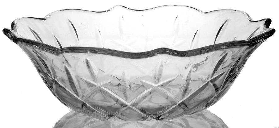 Lady Anne 12" Flared Bowl by Gorham Crystal-1