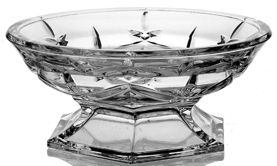 Lady Anne Single Pillar Candlestick by Gorham Crystal-1