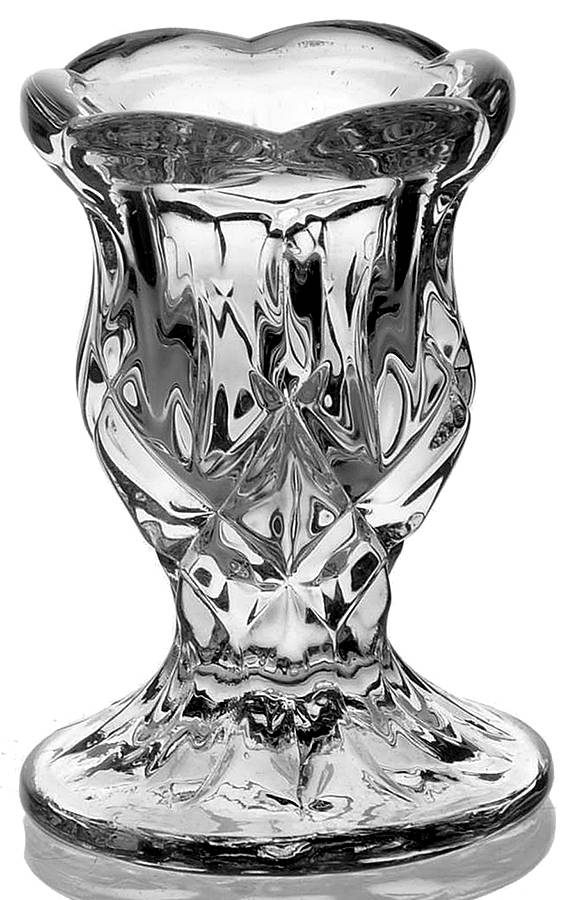 Lady Anne 3" Single Light Candlestick by Gorham Crystal-1