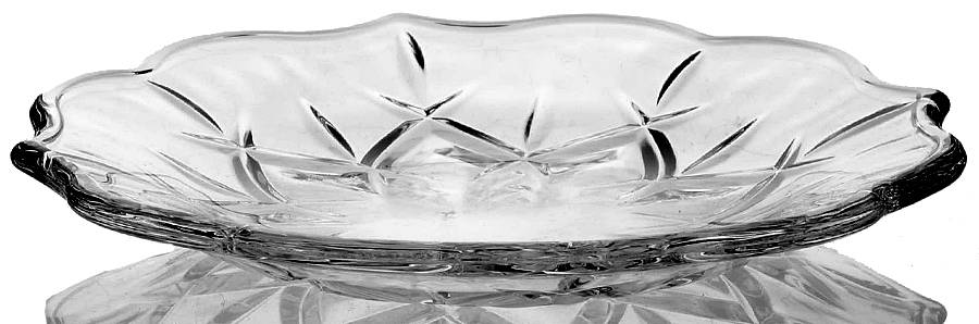 Lady Anne Appetizer Plate by Gorham Crystal-1