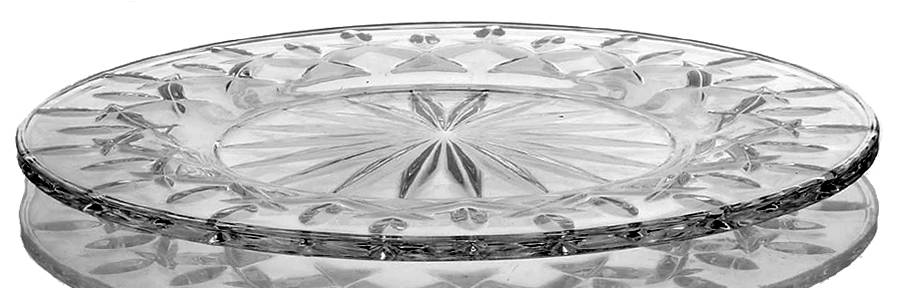 Lady Anne Luncheon Plate by Gorham Crystal-1