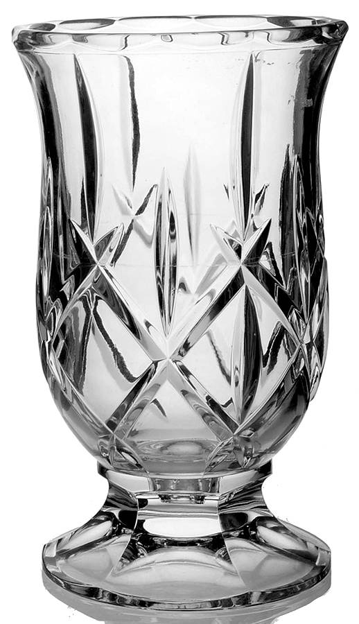 Lady Anne 1 Piece Open Hurricane/Vase by Gorham Crystal-1