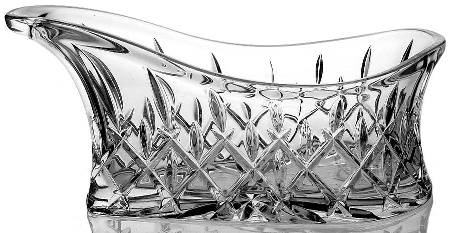 Lady Anne Wine Bottle Caddy/Centerpiece by Gorham Crystal-1