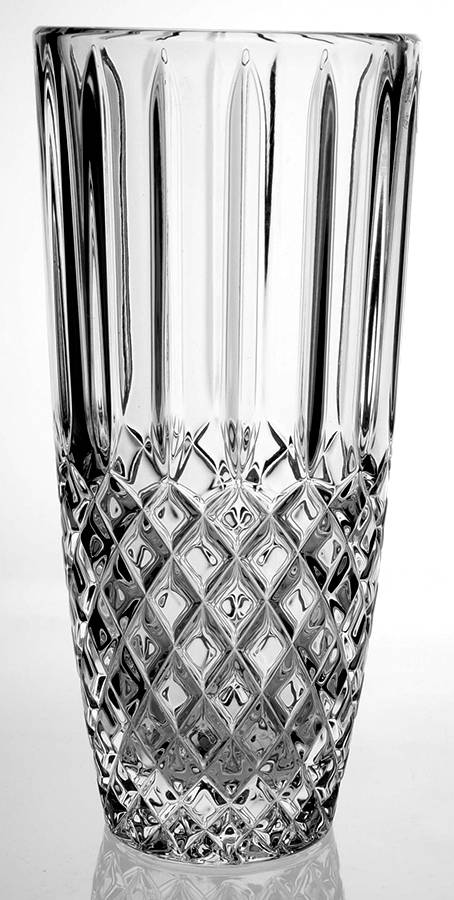 Lady Anne 10" Straight Vase by Gorham Crystal-1