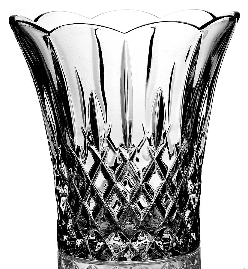 Lady Anne 8" Flower Vase by Gorham Crystal-1