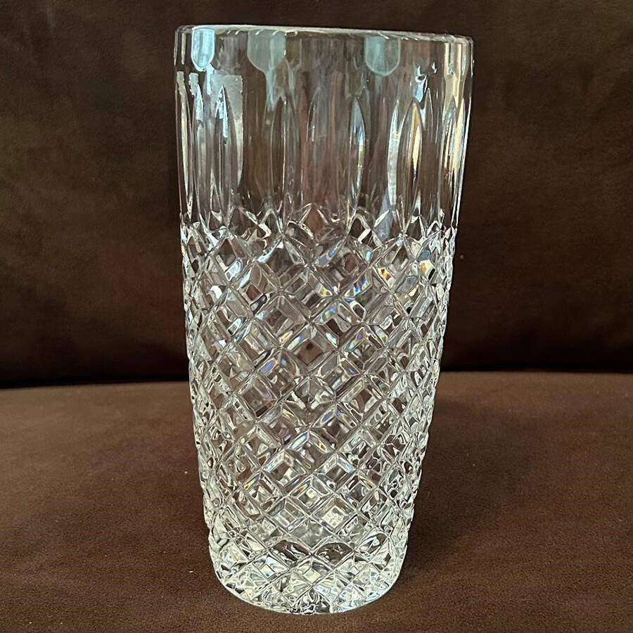 Lady Anne 8" Flower Vase by Gorham Crystal-1