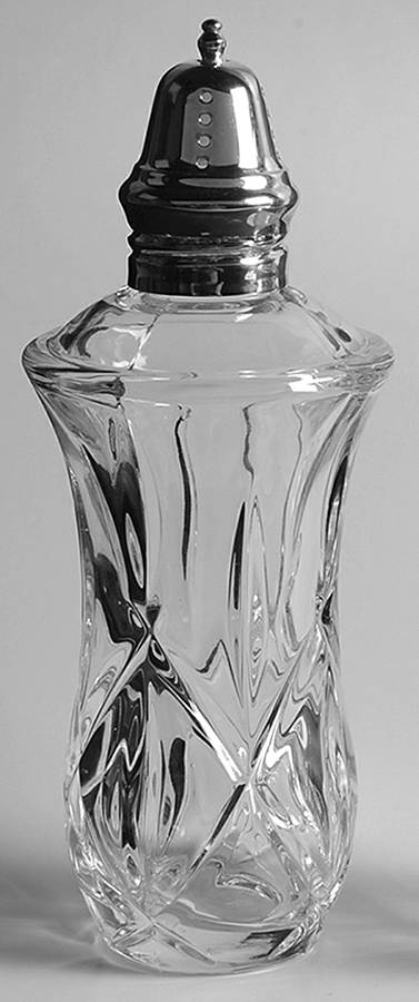 Lady Anne Shaker with Metal Lid by Gorham Crystal-1