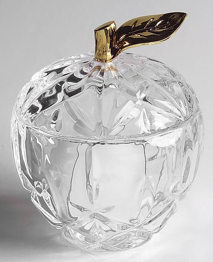 Lady Anne Votive Candleholder W/Lid by Gorham Crystal-1