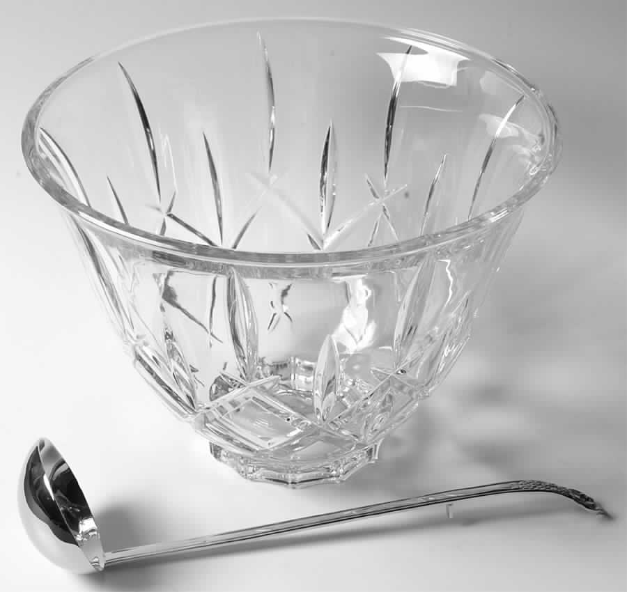 Lady Anne Punch Bowl with Ladle by Gorham Crystal-1