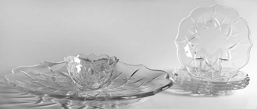 Lady Anne (6 Piece) Party Set (CHDS & 4 APPET) by Gorham Crystal-1