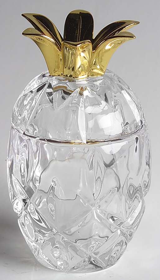 Lady Anne Votive Candleholder W/Lid by Gorham Crystal-1