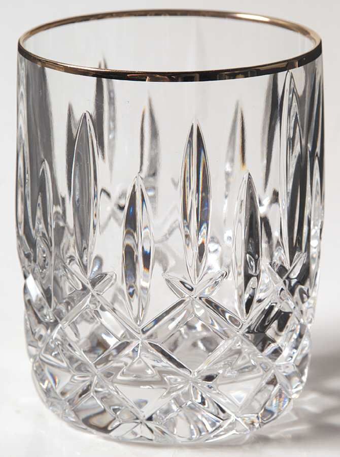 Lady Anne Gold Double Old Fashioned by Gorham Crystal-1