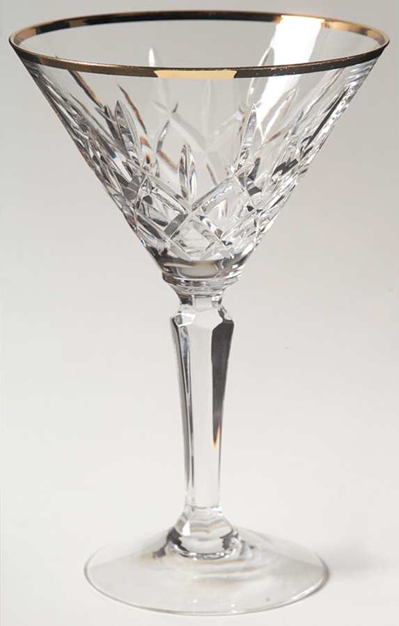 Lady Anne Gold Martini Glass by Gorham Crystal-1