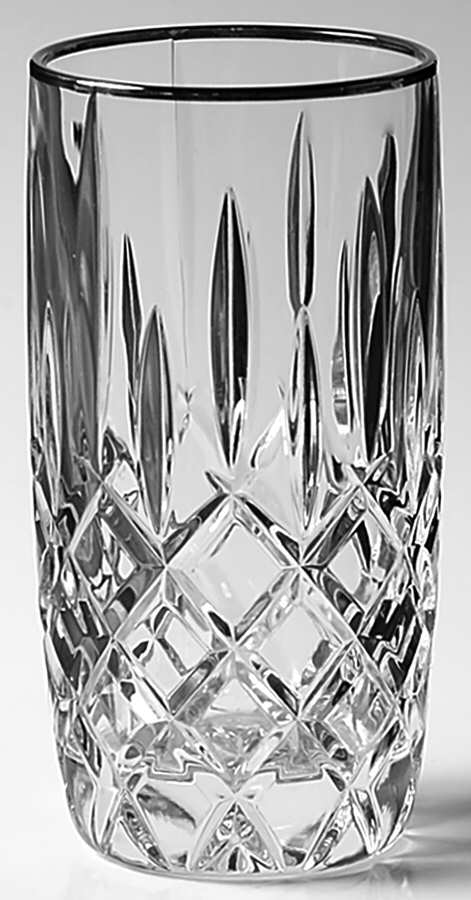 Lady Anne Platinum Highball Glass by Gorham Crystal-1