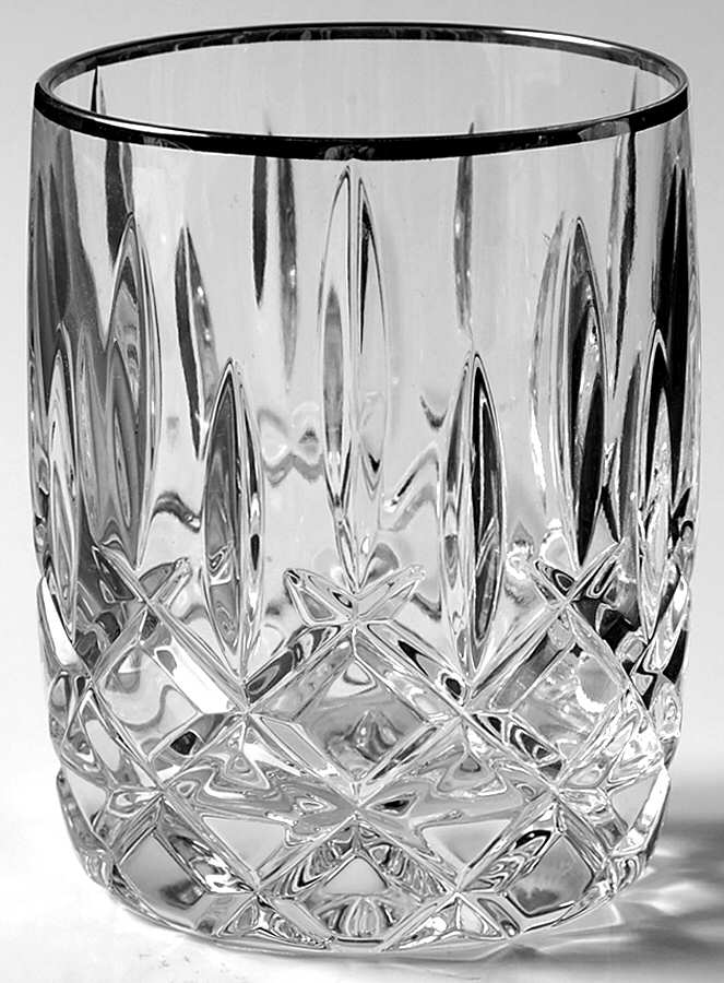Lady Anne Platinum Double Old Fashioned by Gorham Crystal-1