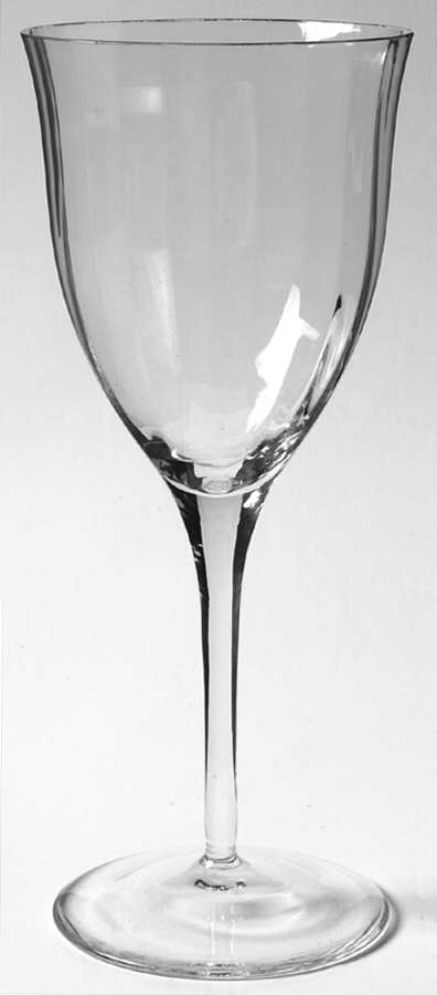 Laurin Platinum Water Goblet by Gorham Crystal-1
