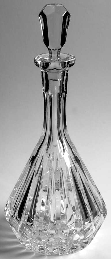 La Scala Decanter & Stopper by Gorham Crystal-1