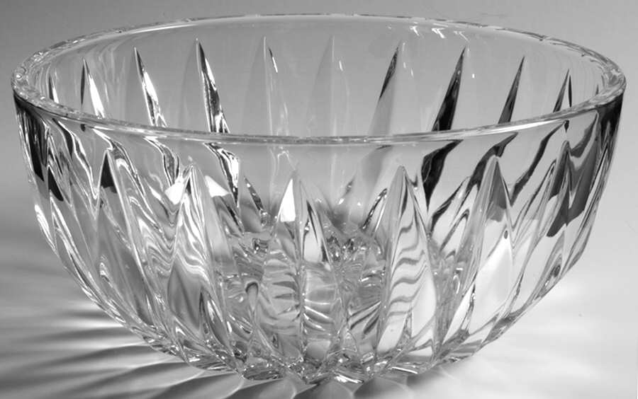 La Scala Round Bowl by Gorham Crystal-1