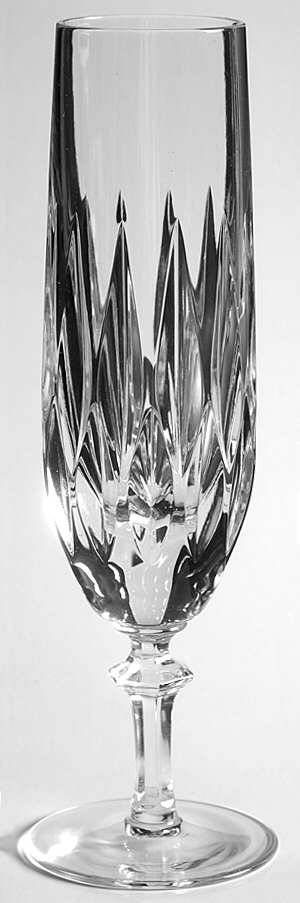 La Scala Fluted Champagne by Gorham Crystal-1