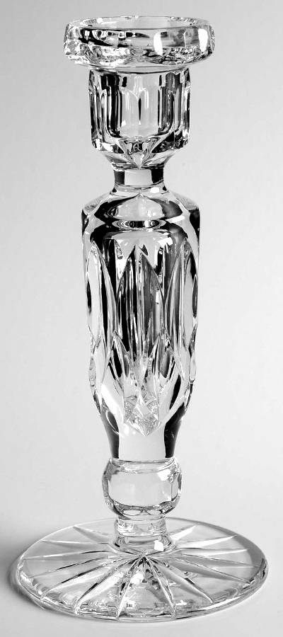 La Scala 7" Single Light Candlestick by Gorham Crystal-1