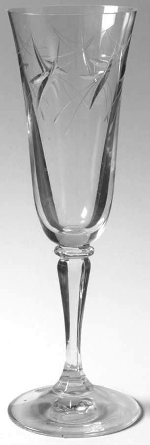 Lady Slipper Fluted Champagne by Gorham Crystal-1