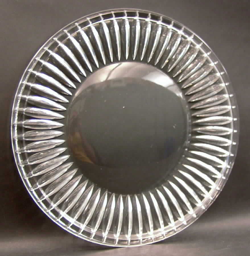 Lyric Cake Plate by Gorham Crystal-1