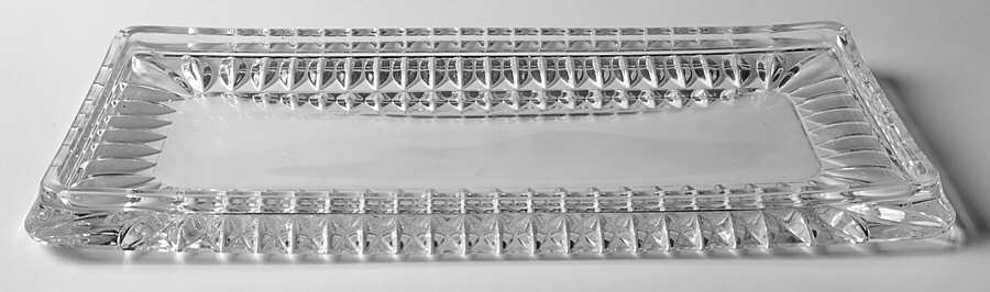 Lyric 11" Rectangular Celery by Gorham Crystal-1