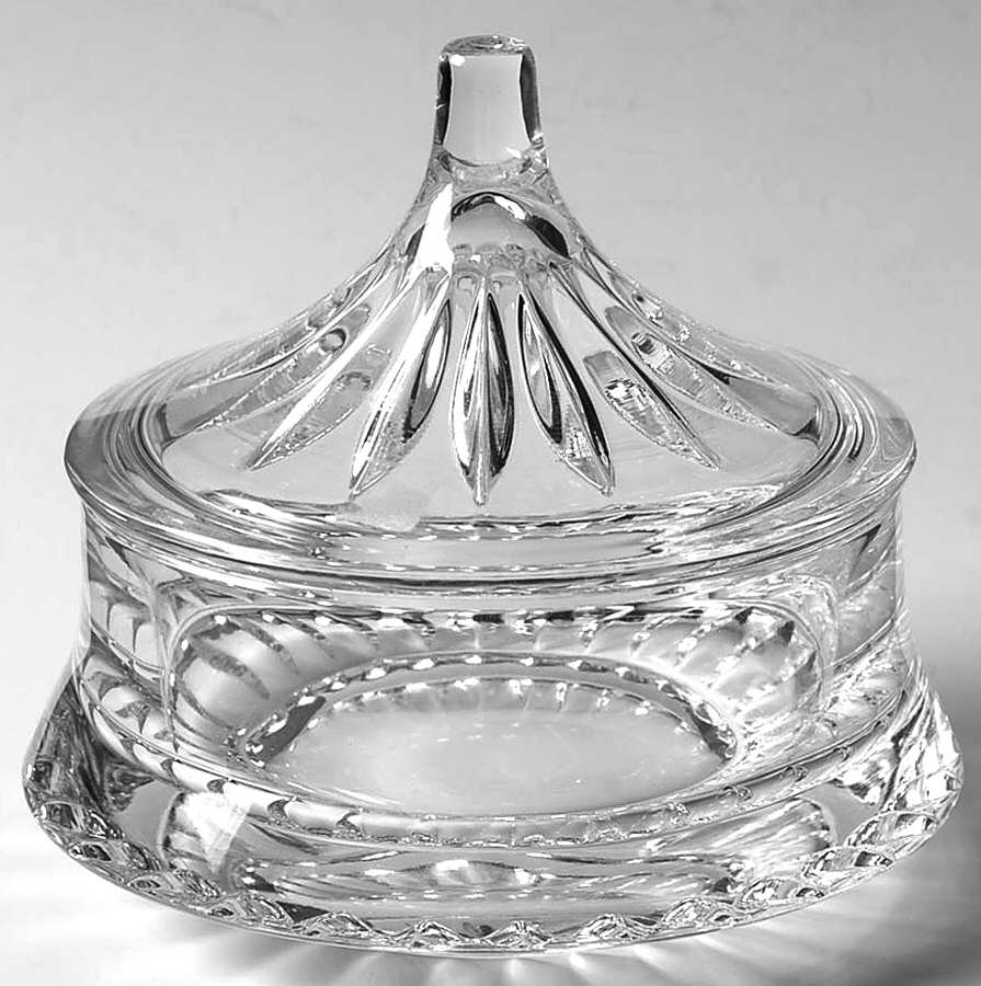 Lyric Bon Bon & Lid by Gorham Crystal-1