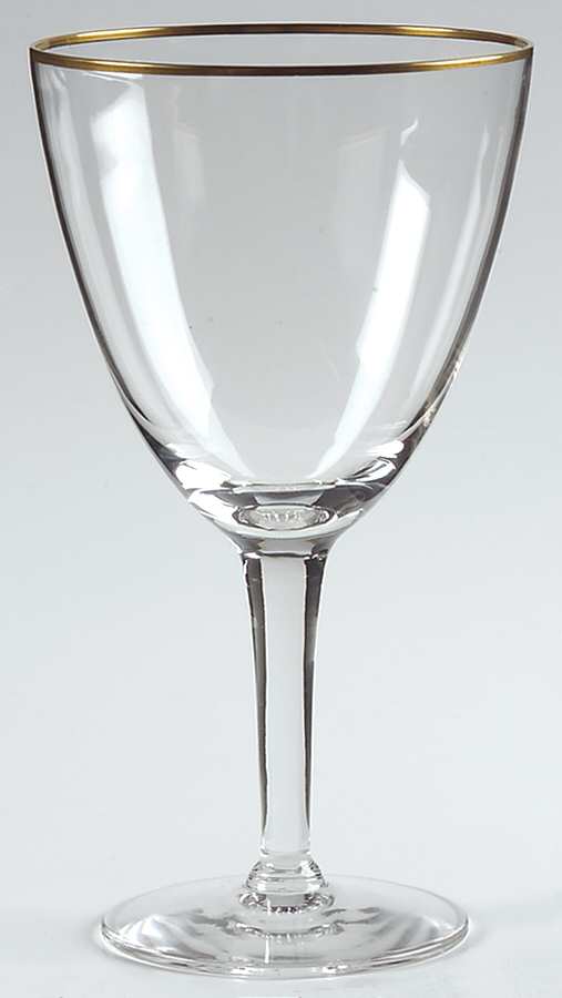 Mansfield Water Goblet by Gorham Crystal-1