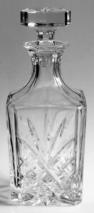Monte Carlo Decanter & Stopper by Gorham Crystal-1