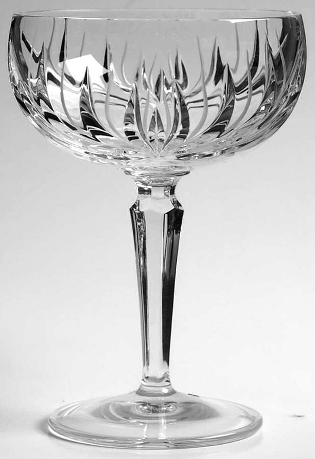 Nocturne Champagne/Tall Sherbet by Gorham Crystal-1