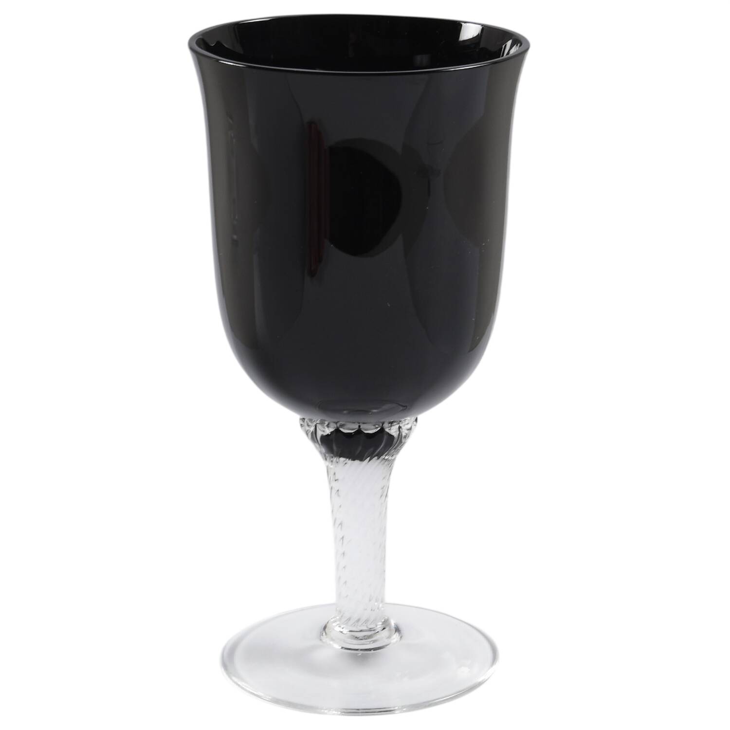Octette Black Wine Glass by Gorham Crystal-1