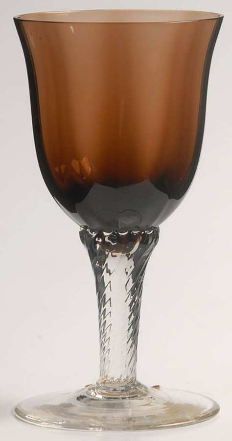 Octette Brown Cordial Glass by Gorham Crystal-1