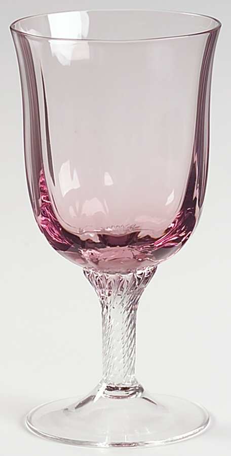 Octette Plum Wine Glass by Gorham Crystal-1