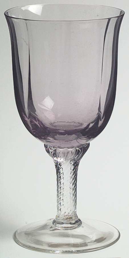 Octette Plum Water Goblet by Gorham Crystal-1