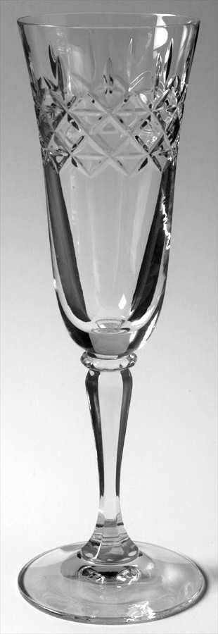 Queens Way Fluted Champagne by Gorham Crystal-1
