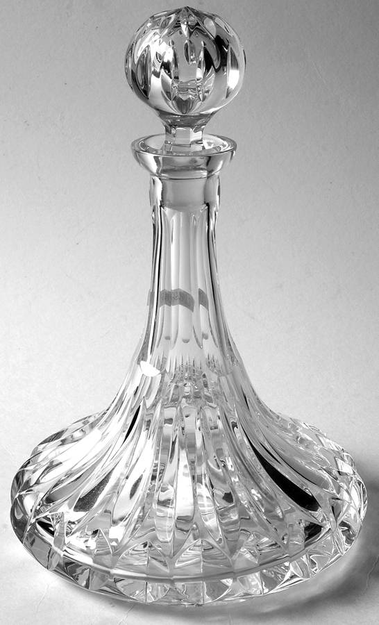 La Scala Ships Decanter & Stopper by Gorham Crystal-1