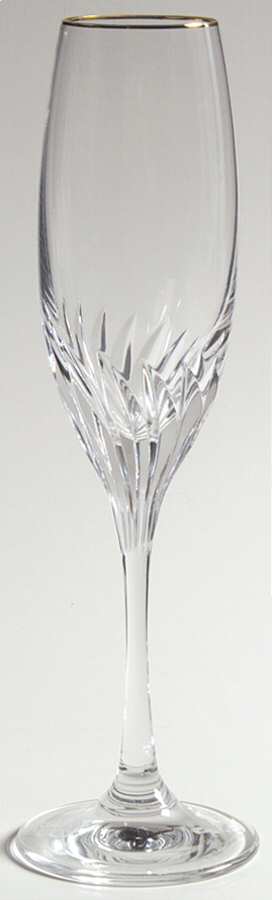 Romantique Gold Fluted Champagne by Gorham Crystal-1