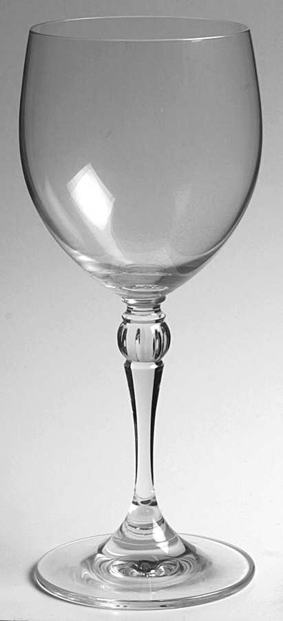 Rondelle (Plain Bowl, No Trim) Water Goblet by Gorham Crystal-1