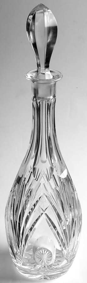Rosewood (Older) Wine Decanter & Stopper by Gorham Crystal-1