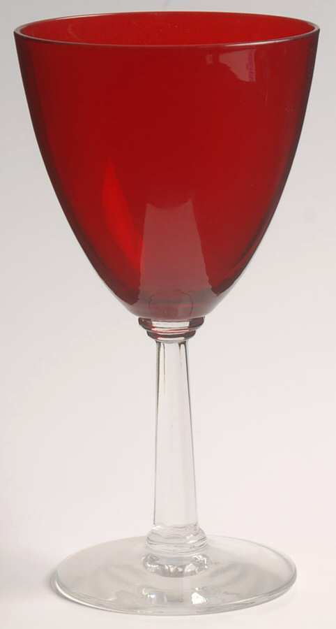 Rubiat Water Goblet by Gorham Crystal-1