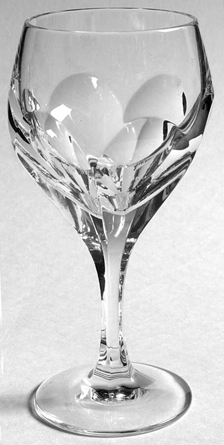 Sonja (Cut Panels) Water Goblet by Gorham Crystal-1