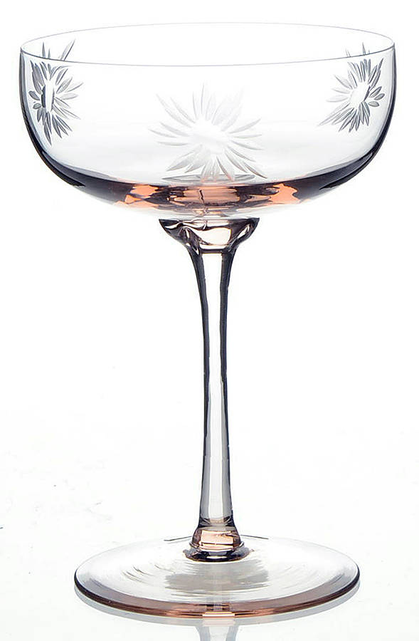 Stardust Champagne/Tall Sherbet by Gorham Crystal-1