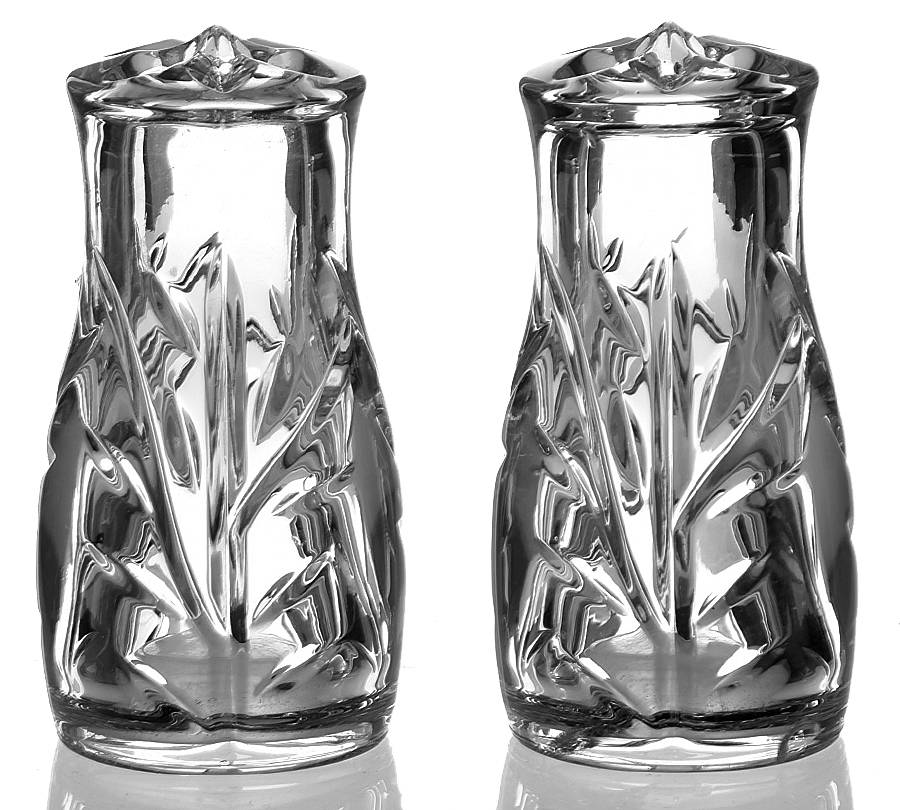 Star Blossom Stoppered Shaker Set by Gorham Crystal-1