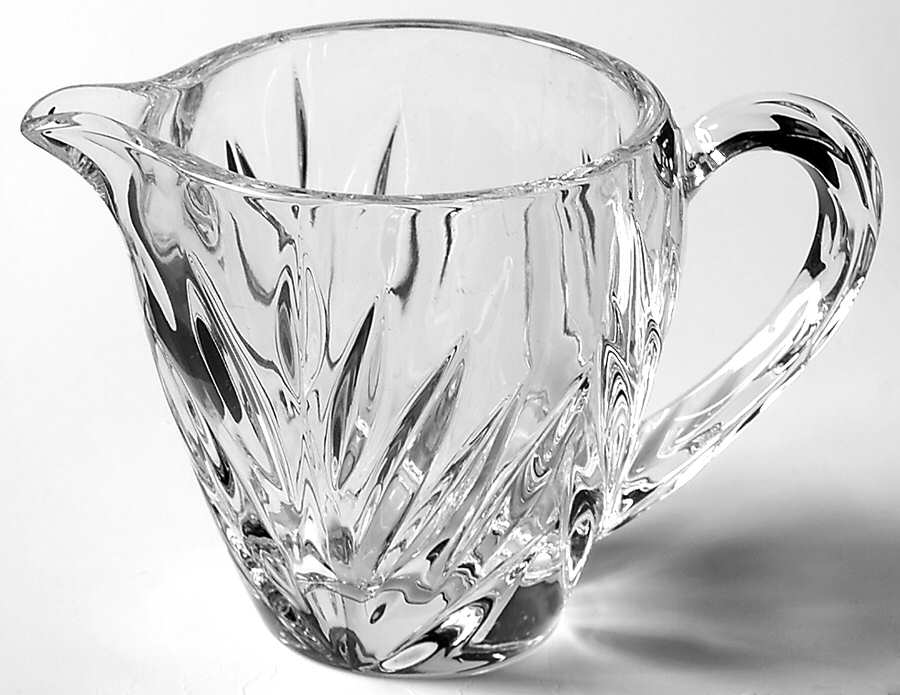Star Blossom Creamer by Gorham Crystal-1