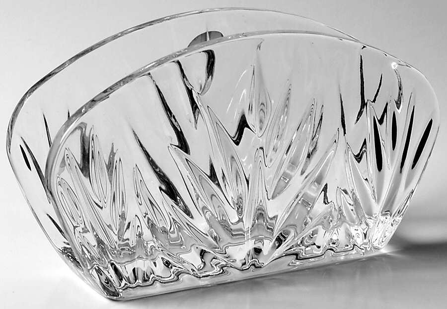 Star Blossom Napkin Holder by Gorham Crystal-1